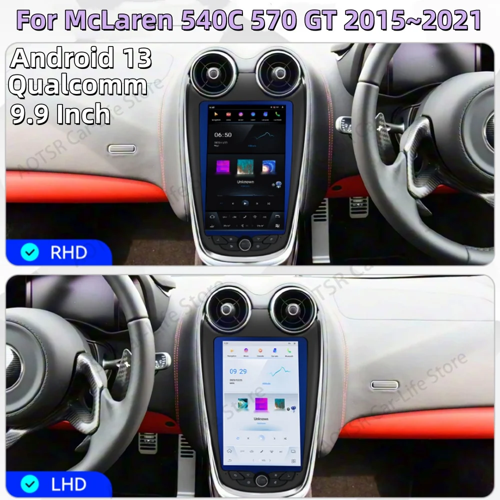Wireless CarPlay Multimedia Car Radio Android 13 For McLaren 540C 570 GT 2015~2021 GPS Navigation Stereo Receiver Head Unit
Wireless CarPlay Multimedia Car Radio Android 13 For McLaren 540C 570 GT 2015~2021 GPS Navigation Stereo Receiver Head Unit