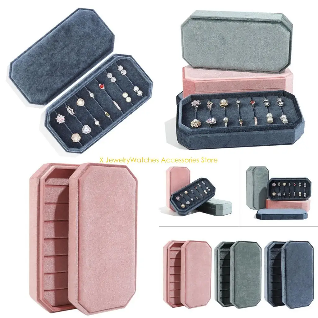 31KD Deluxe Earring And Rings Organizers Storage Box With Soft Flannel Protect
31KD Deluxe Earring And Rings Organizers Storage Box With Soft Flannel Protect