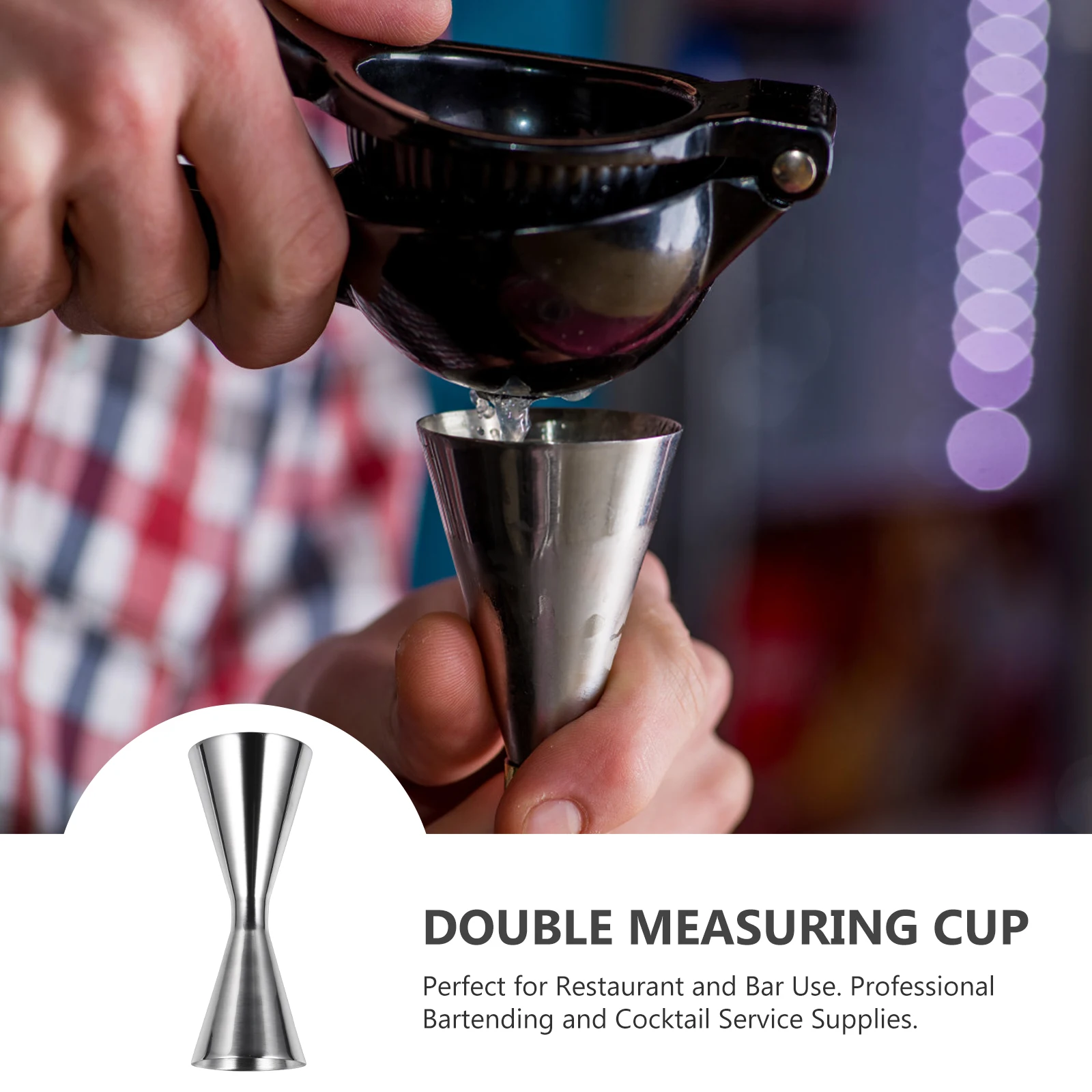 1Pcs Bartending Stainless Steel Cocktail Jigger Multi-Function Measuring Cup Accurate Scale Wine Mixer Bar Tool
1Pcs Bartending Stainless Steel Cocktail Jigger Multi-Function Measuring Cup Accurate Scale Wine Mixer Bar Tool