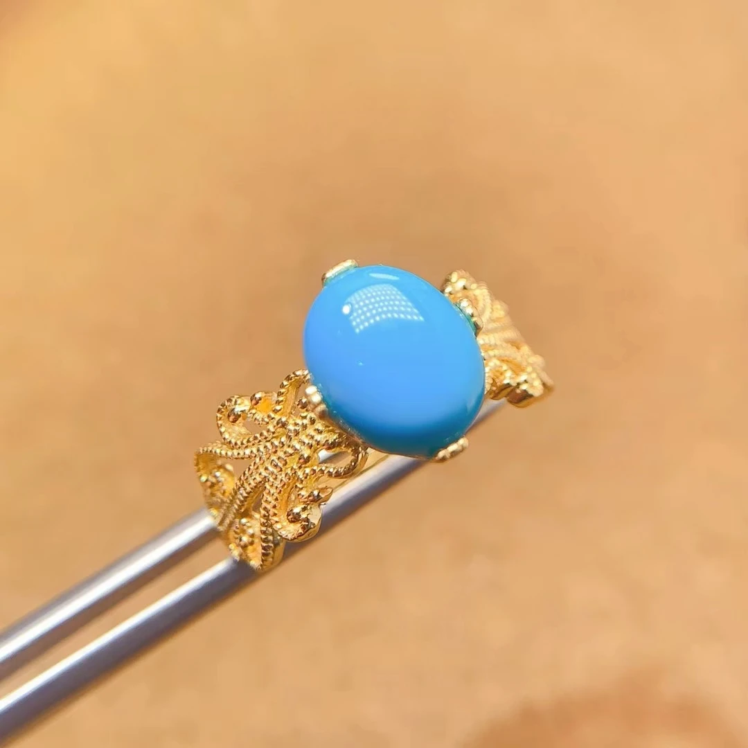 KJJEAXCMY S925 Pure Silver Inlaid Natural Turquoise Simple Elegant Women's Ring High Clarity Support Testing New Year's Gift
KJJEAXCMY S925 Pure Silver Inlaid Natural Turquoise Simple Elegant Women's Ring High Clarity Support Testing New Year's Gift