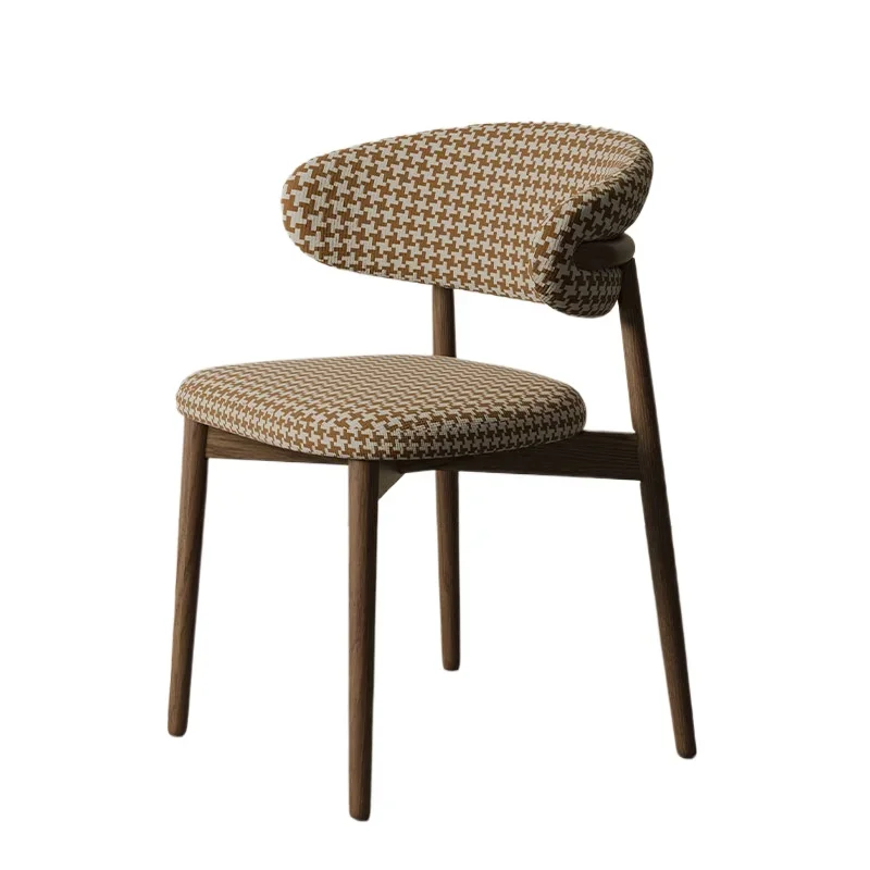 Solid Wood Home Retro Designer Dining Chair Antique Walnut Style Fabric Backrest Stool Adult Study Office Computer Chair
Solid Wood Home Retro Designer Dining Chair Antique Walnut Style Fabric Backrest Stool Adult Study Office Computer Chair