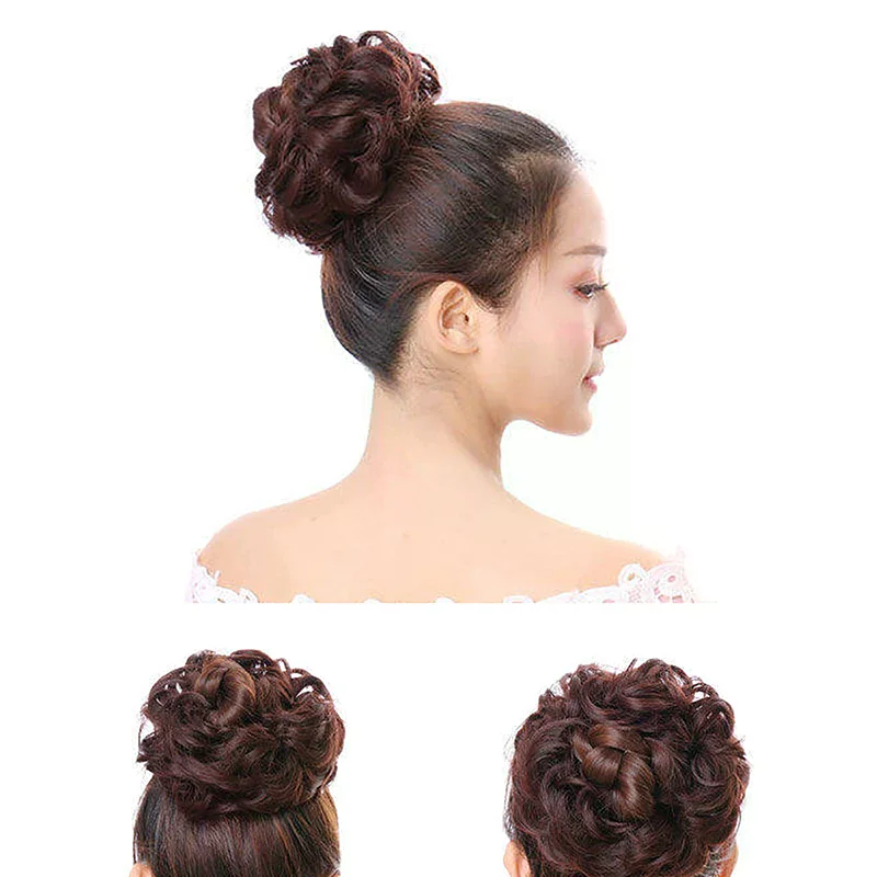 Synthetic Hair Bun Wig Ladies Ponytail Hair Extension Scrunchie Elastic Wave Curly Hairpieces Scrunchie Wrap
Synthetic Hair Bun Wig Ladies Ponytail Hair Extension Scrunchie Elastic Wave Curly Hairpieces Scrunchie Wrap