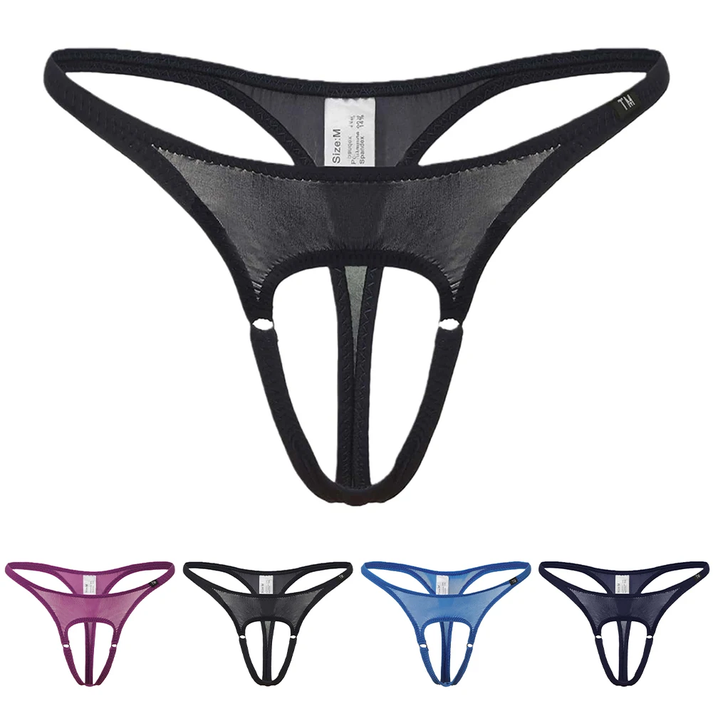 Breathable Hot Lingerie Men High Elastic Underwear Front Open Pouch Low Rise Sissy Sexy G-string Thongs
Breathable Hot Lingerie Men High Elastic Underwear Front Open Pouch Low Rise Sissy Sexy G-string Thongs