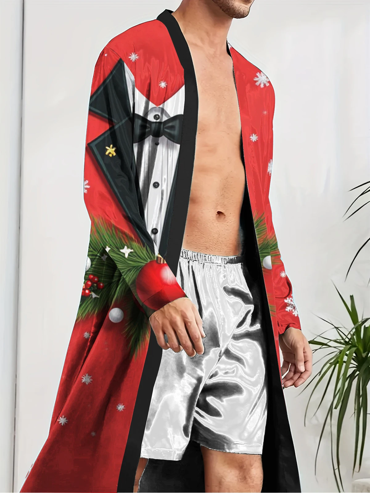 1pcs Men's Robes 2026 Spring/Summer sleepwear Sleepwear Graphic 3D Printed Bathrobe men Breathable Robes Funny pajamas
1pcs Men's Robes 2026 Spring/Summer sleepwear Sleepwear Graphic 3D Printed Bathrobe men Breathable Robes Funny pajamas