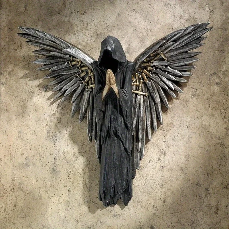 Halloween Decoration Soul Warrior Sculpture Resin Crafts Pendant Home Decoration Wall Halloween Decoration
Halloween Decoration Soul Warrior Sculpture Resin Crafts Pendant Home Decoration Wall Halloween Decoration