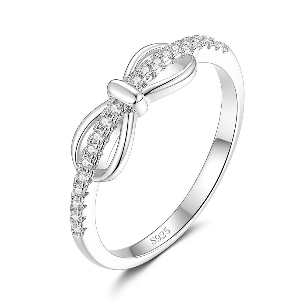 Fashion Bow D Color Moissanite Ring S925 Sterling Silver Wedding Rings for Woman Anniversary Mother's Day Party Jewelry Gift
Fashion Bow D Color Moissanite Ring S925 Sterling Silver Wedding Rings for Woman Anniversary Mother's Day Party Jewelry Gift