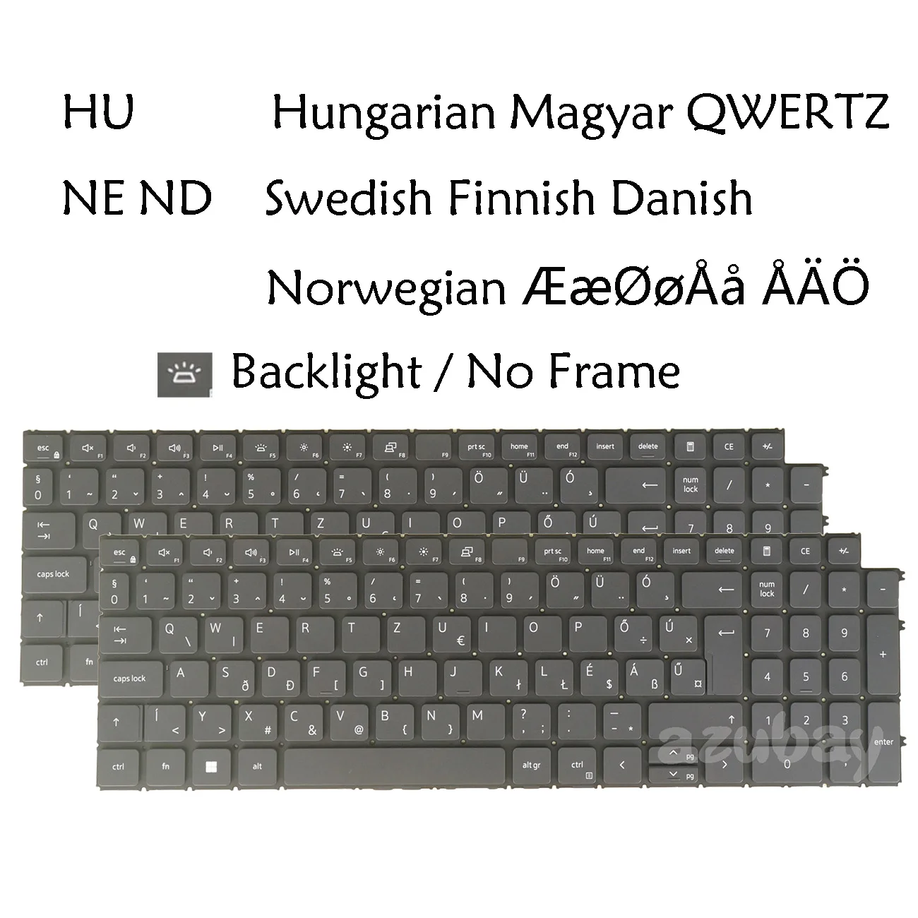 Backlit Keyboard for Dell Inspiron 3510 3511 3515 3525 3520 3521 3535 5510 5515 5518 7510 7610 Nordic NE NW SD FI DN Hungarian
Backlit Keyboard for Dell Inspiron 3510 3511 3515 3525 3520 3521 3535 5510 5515 5518 7510 7610 Nordic NE NW SD FI DN Hungarian