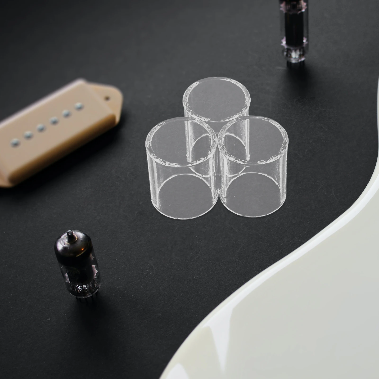3pcs Glass Guitar Slides Transparent Finger Sleeve Slide Tube Clear Tone Stable Ring Design Steel Electric Guitar Accessories
3pcs Glass Guitar Slides Transparent Finger Sleeve Slide Tube Clear Tone Stable Ring Design Steel Electric Guitar Accessories