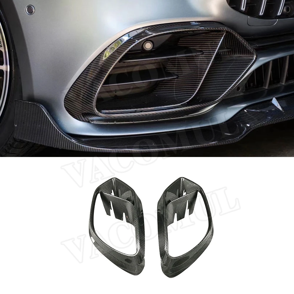VACOMUL Dry Carbon Fiber Front Bumper Foglamp Air Vent Trim Mesh Covers For Benz AMG GT43 GT50 GT53 2019-2023 FRP Grill Frame
VACOMUL Dry Carbon Fiber Front Bumper Foglamp Air Vent Trim Mesh Covers For Benz AMG GT43 GT50 GT53 2019-2023 FRP Grill Frame