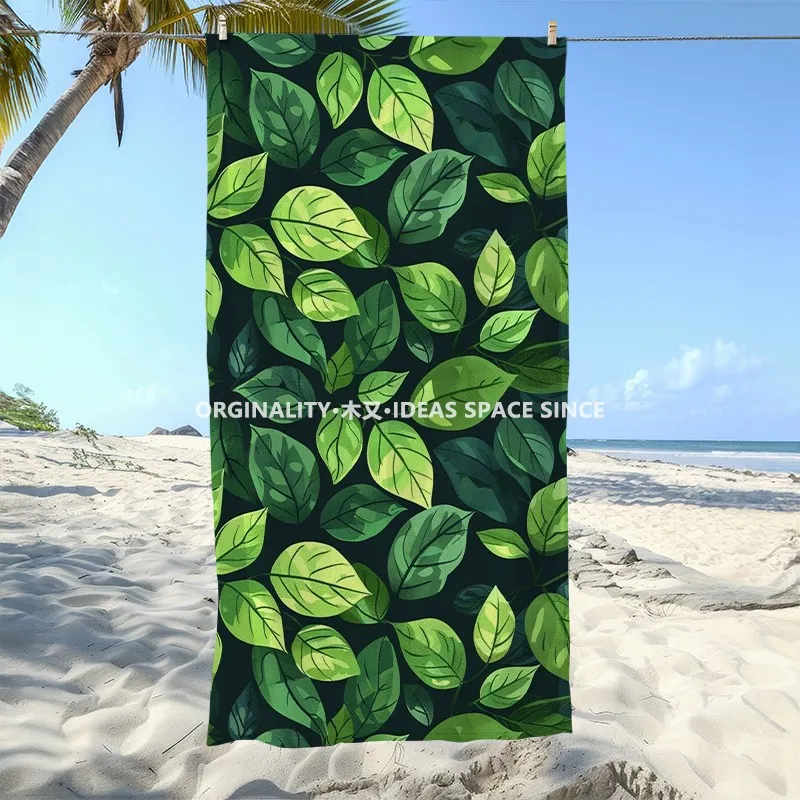 Tropical Leaf Print Beach Towel Patterned Sunscreen And Windproof Suitable For Swimming Pool Camping Travel
Tropical Leaf Print Beach Towel Patterned Sunscreen And Windproof Suitable For Swimming Pool Camping Travel