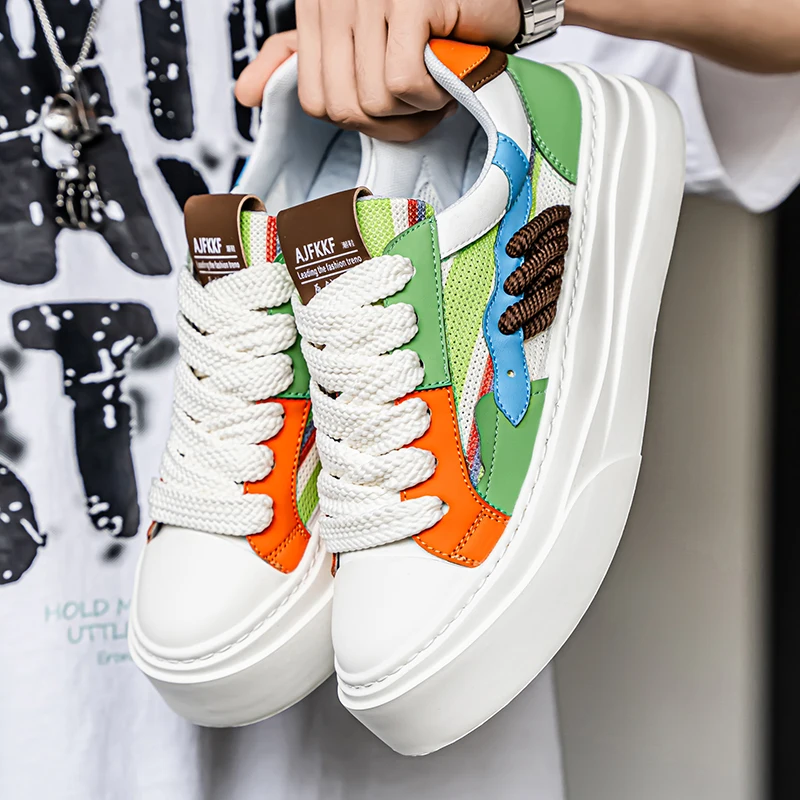 High Quality Rainbow Canvas Shoes Fashion Casual Men' Streetwear Sneakers Breathable Flat Vulcanized Sneakers Mens Trendy Shoes
High Quality Rainbow Canvas Shoes Fashion Casual Men' Streetwear Sneakers Breathable Flat Vulcanized Sneakers Mens Trendy Shoes