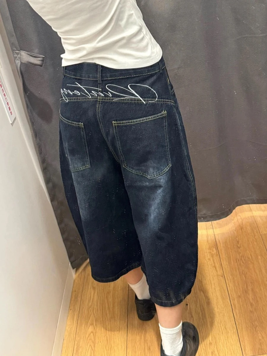 Большие размеры, американские ретро джинсы на семь футов, женские летние свободные брюки с высокой талией, тонкие прямые брюки, широкие брюки средней длины с изогнутым ножом
Большие размеры, американские ретро джинсы на семь футов, женские летние свободные брюки с высокой талией, тонкие прямые брюки, широкие брюки средней длины с изогнутым ножом