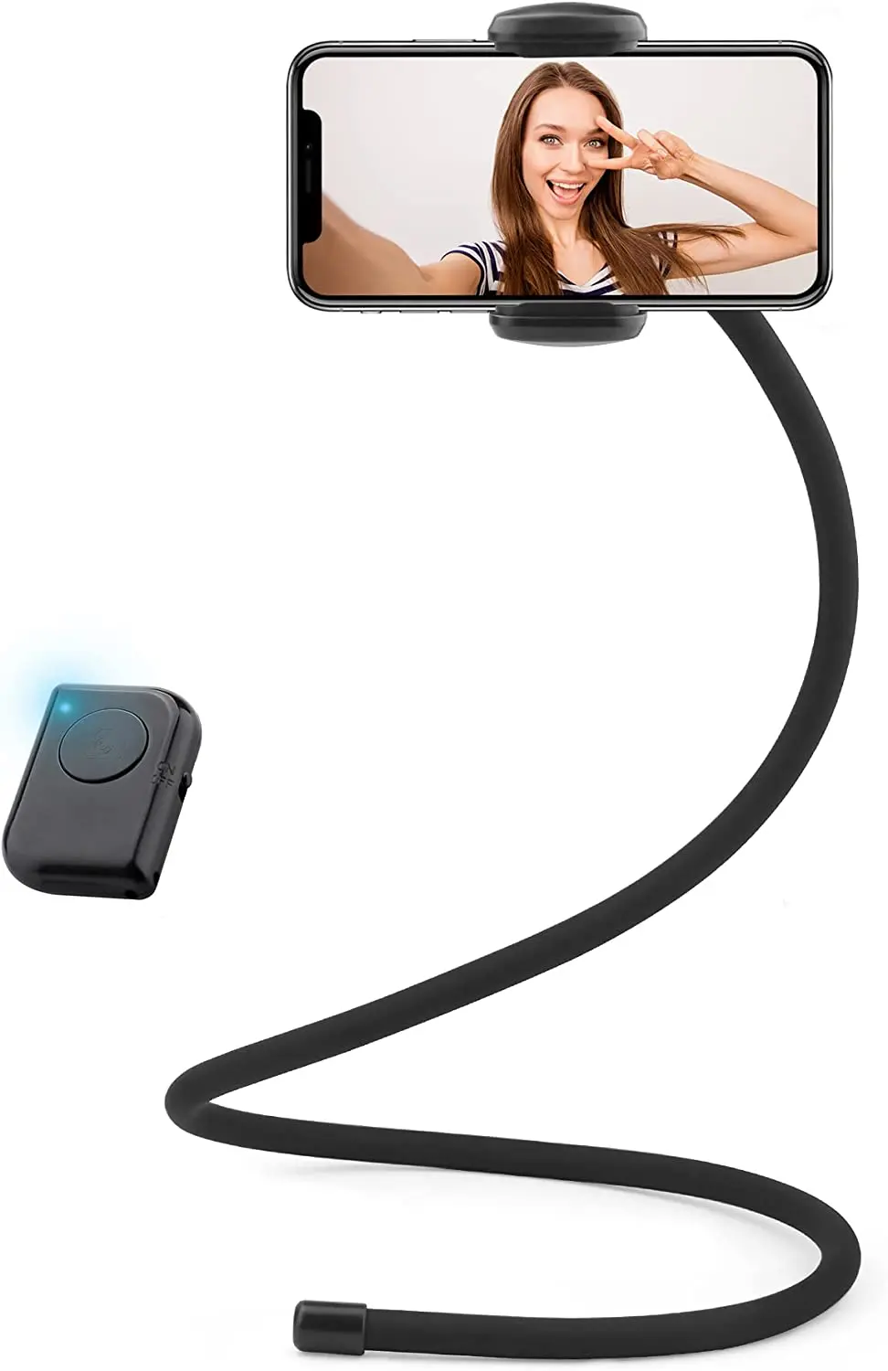 Gooseneck Cell Phone Holder with Clamp,Lazy Bracket, Phone Holder for Bed, DIY Flexible Mount Stand with Multiple Function, Univ
Gooseneck Cell Phone Holder with Clamp,Lazy Bracket, Phone Holder for Bed, DIY Flexible Mount Stand with Multiple Function, Univ