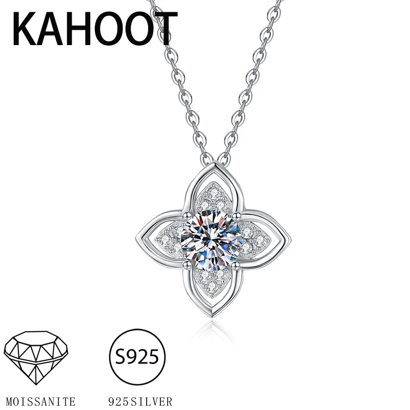 Серебро 925 пробы, 1 карат, круглый муассанит, классический повседневный мужской и женский модный кулон с четырьмя лепестками клевера
Серебро 925 пробы, 1 карат, круглый муассанит, классический повседневный мужской и женский модный кулон с четырьмя лепестками клевера