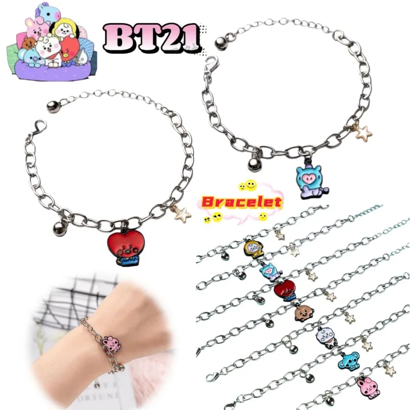 BT21 Tata Cooky Shooky Fashion Personality Bracelet Creative Cartoon Should Aid Peripheral Bracelet Jewelry Valentine's Day gift
BT21 Tata Cooky Shooky Fashion Personality Bracelet Creative Cartoon Should Aid Peripheral Bracelet Jewelry Valentine's Day gift