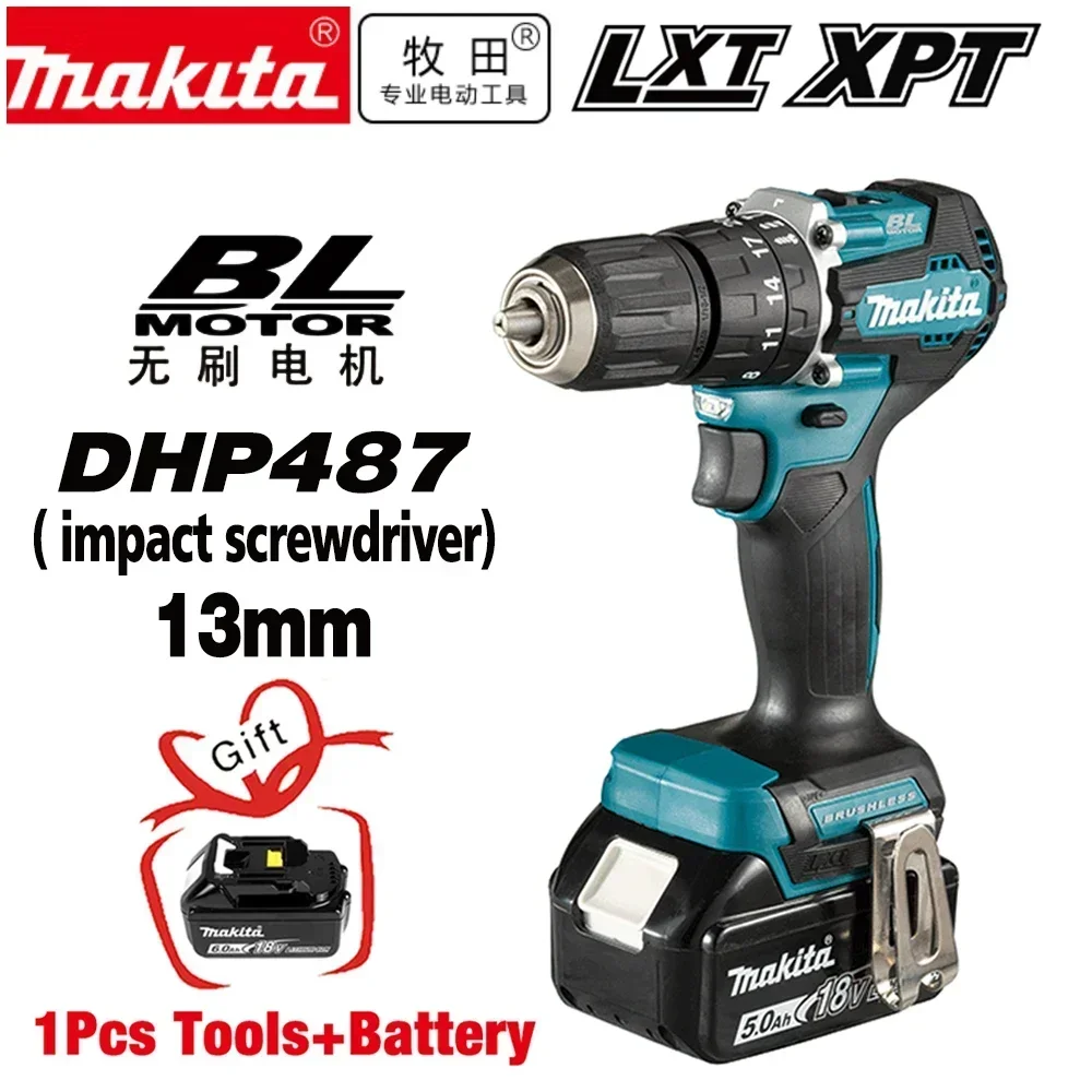 Makita DHP487 Cordless Brushless Electric impact screwdriver Drill 2-Speed Metal Chuck Screwdriver Home DIY Tool For Makita
Makita DHP487 Cordless Brushless Electric impact screwdriver Drill 2-Speed Metal Chuck Screwdriver Home DIY Tool For Makita