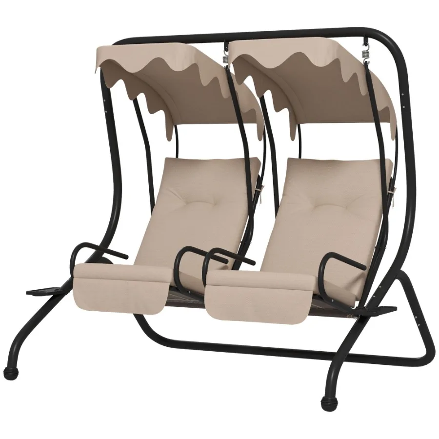 2Seater Outdoor Porch Swing with Canopy Patio Swing Chair for Garden Poolside Backyard Beige
2Seater Outdoor Porch Swing with Canopy Patio Swing Chair for Garden Poolside Backyard Beige