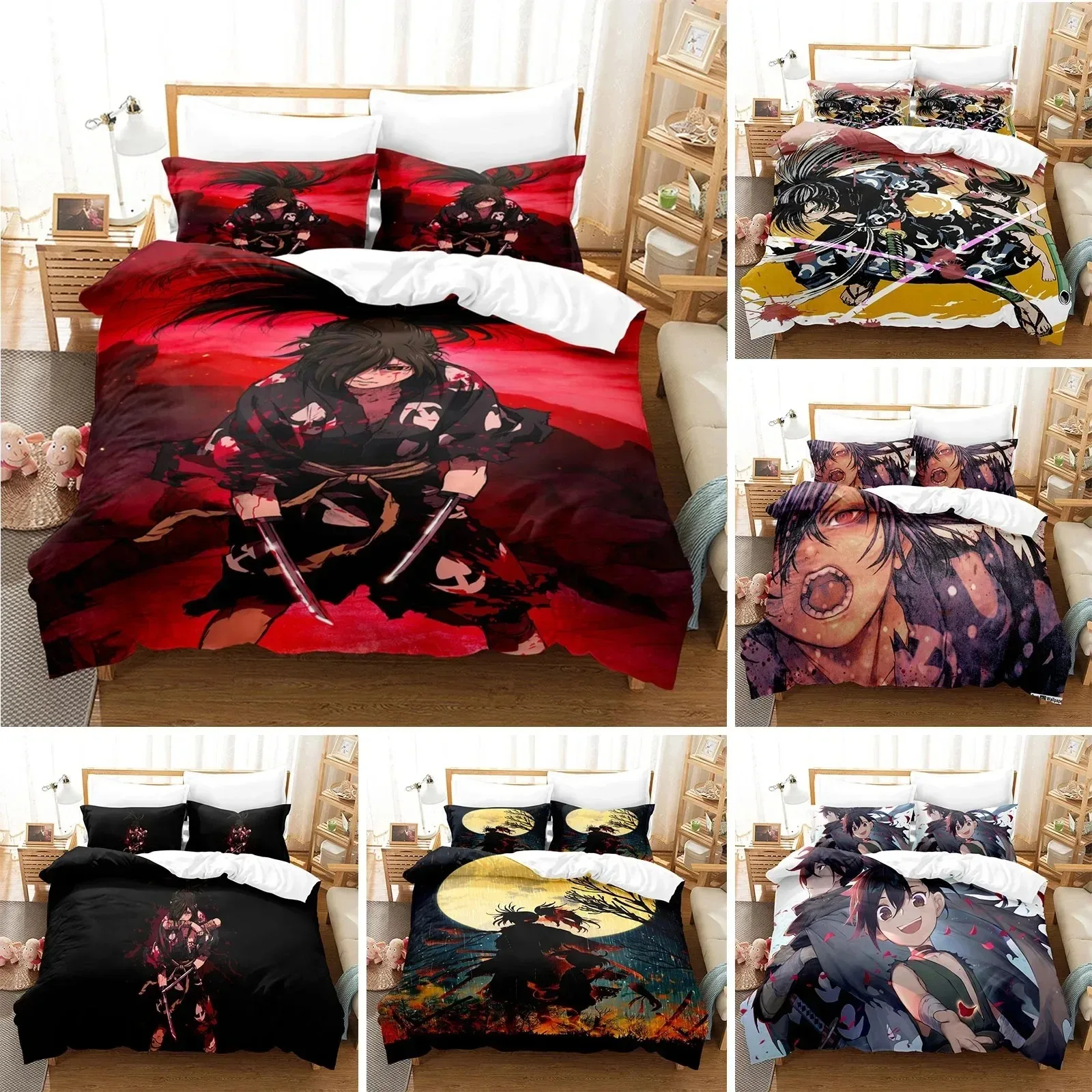 Dororo Bedding Set Anime Twin Full Queen King Size With Pillowcases Bedroom Decor Home Textiles Gift
Dororo Bedding Set Anime Twin Full Queen King Size With Pillowcases Bedroom Decor Home Textiles Gift