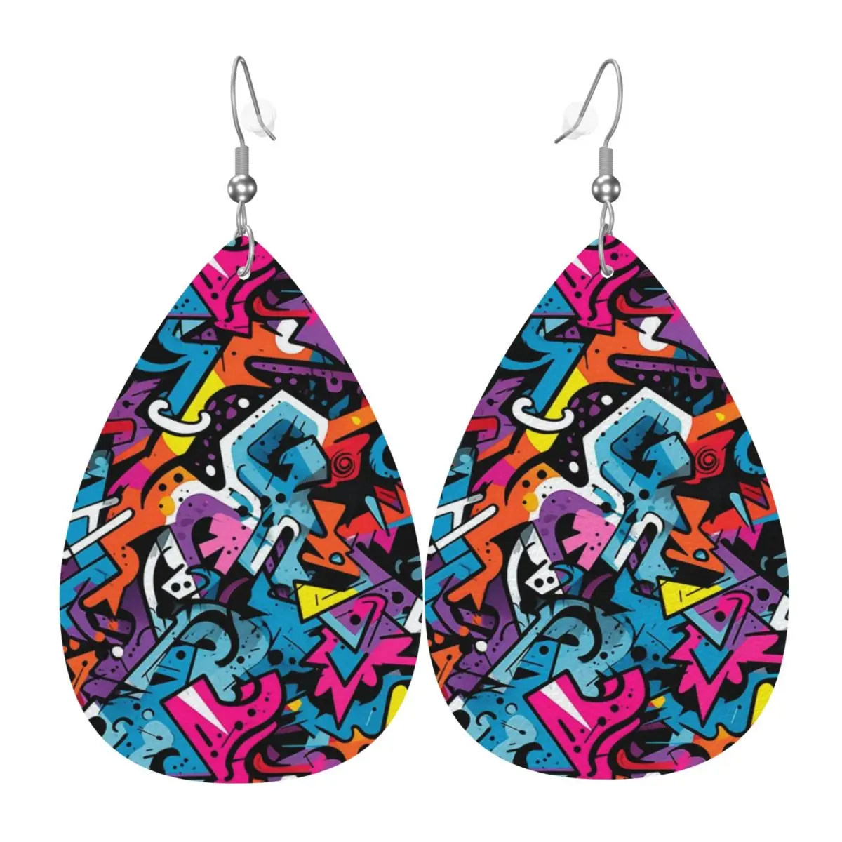 Красочные кожаные серьги-капли с геометрическим рисунком на заказ для женщин, кожаные серьги, модные легкие серьги для вечеринок и праздников
Красочные кожаные серьги-капли с геометрическим рисунком на заказ для женщин, кожаные серьги, модные легкие серьги для вечеринок и праздников