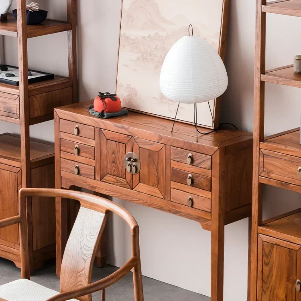 Solid Wood Console Tables Old Elm New Chinese Style Console Modern Simple Zen 
Solid Wood Console Tables Old Elm New Chinese Style Console Modern Simple Zen
