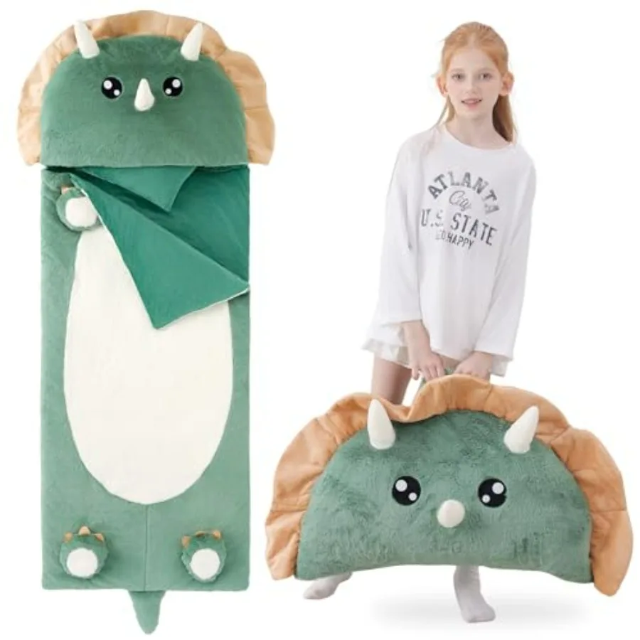 Preschool nap mat for daycare and kindergarten: thickened dinosaur design, soft washable fabric, gray-green color, 2-in-1 sleep
Preschool nap mat for daycare and kindergarten: thickened dinosaur design, soft washable fabric, gray-green color, 2-in-1 sleep