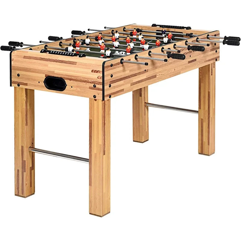 GYMAX 48-дюймовый настольный футбол, деревянный игровой стол для игры в помещении с 2 мячами, размеры для соревнований и настольный футбол для нескольких человек для взрослых
GYMAX 48-дюймовый настольный футбол, деревянный игровой стол для игры в помещении с 2 мячами, размеры для соревнований и настольный футбол для нескольких человек для взрослых