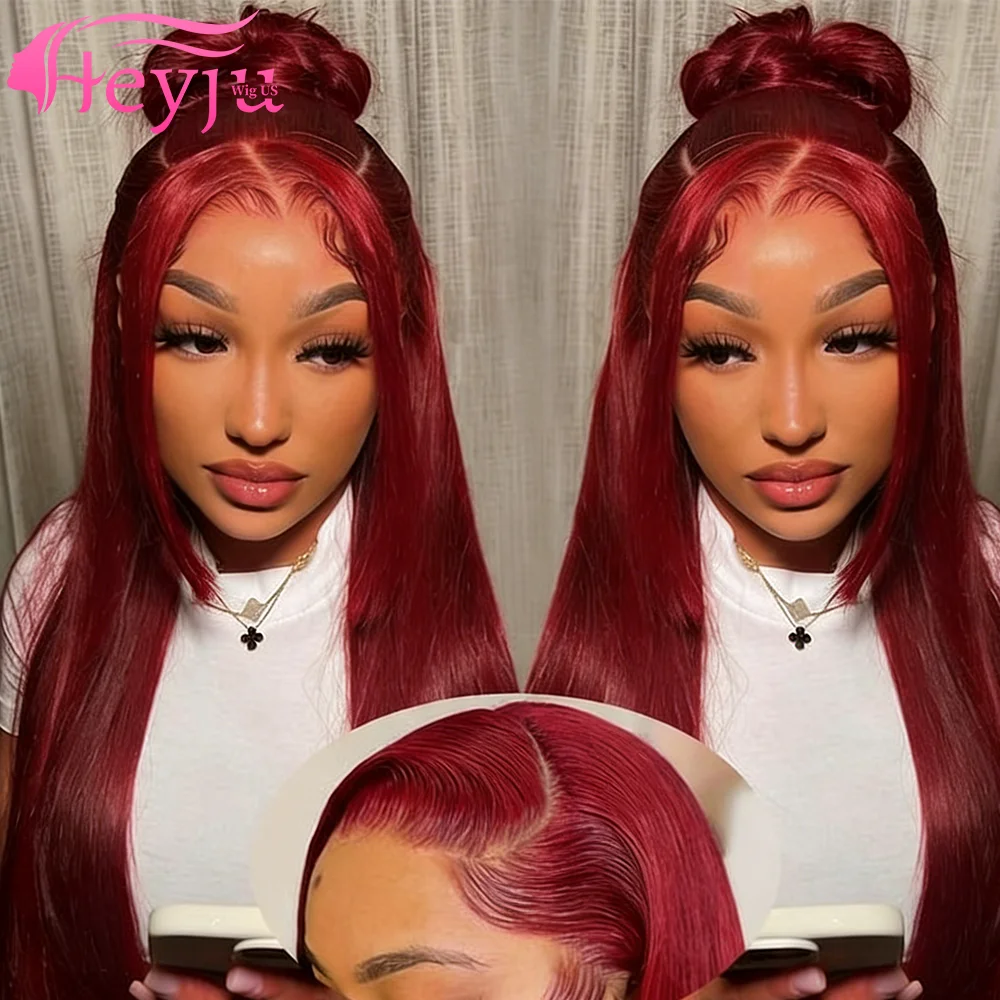 Парик Heyju 13X6 HD Lace Frontal, прямой, из натуральных волос, цвет 99J Бордовый, с предварительно срезанной линией роста волос, бразильский, с цветным кружевом, плотность 220%
Парик Heyju 13X6 HD Lace Frontal, прямой, из натуральных волос, цвет 99J Бордовый, с предварительно срезанной линией роста волос, бразильский, с цветным кружевом, плотность 220%