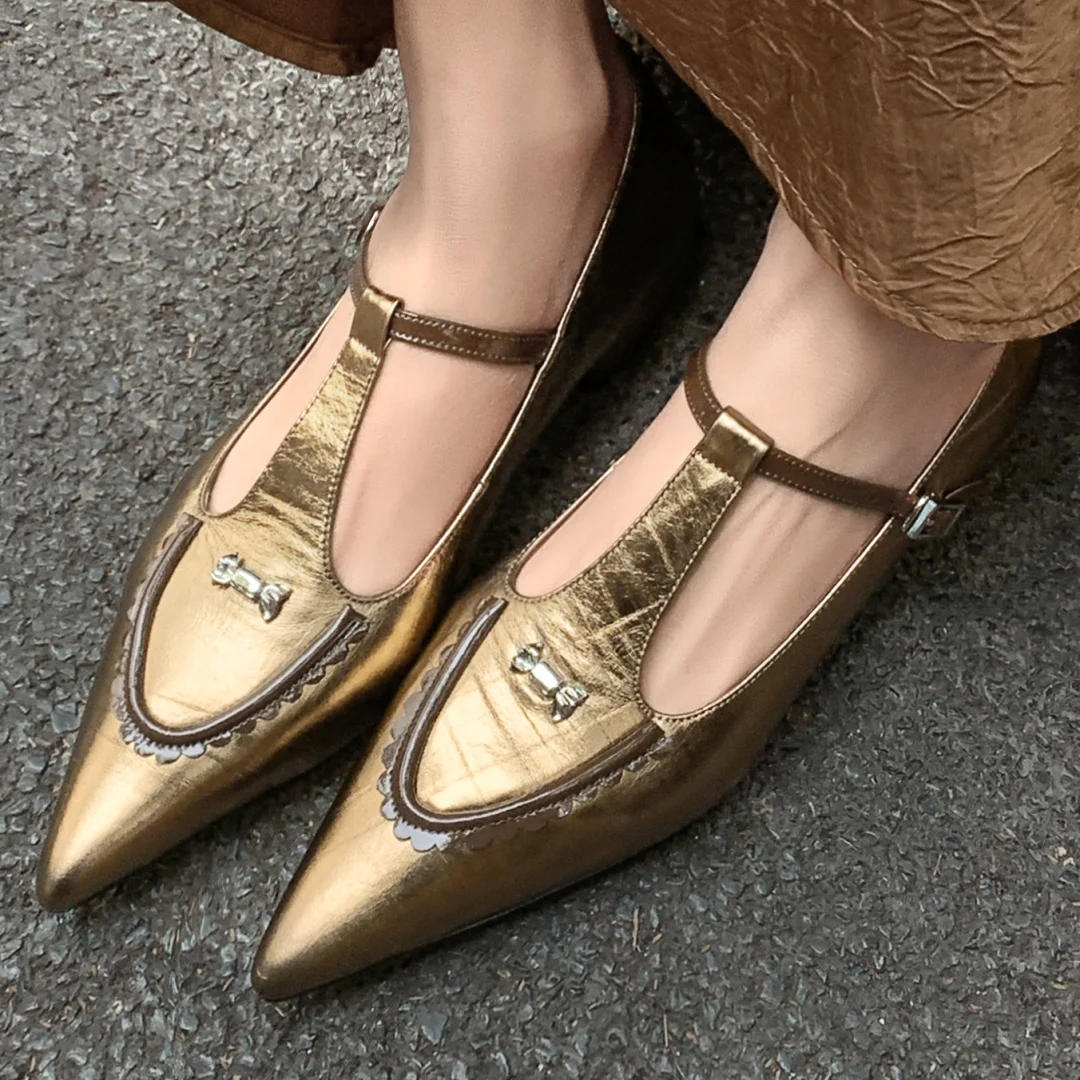 Women's cow leather mix color patchwork slip-on t-strap flats pointed toe high quality soft comfortable female daily slim shoes
Women's cow leather mix color patchwork slip-on t-strap flats pointed toe high quality soft comfortable female daily slim shoes