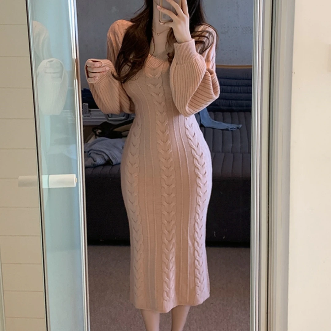 Женское трикотажное платье Slim Fit V-Ne Chic Retro Sle Long Sve Облегающая юбка средней длины Dr Faionable Commute Sle
Женское трикотажное платье Slim Fit V-Ne Chic Retro Sle Long Sve Облегающая юбка средней длины Dr Faionable Commute Sle