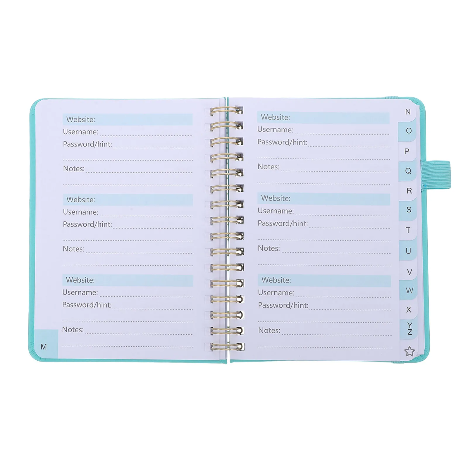 Password Keeper Book Alphabetical Tabs 5.7x4.7 Spiral Password Notebook Internet Address Organizer Log Book Home Office 56
Password Keeper Book Alphabetical Tabs 5.7x4.7 Spiral Password Notebook Internet Address Organizer Log Book Home Office 56