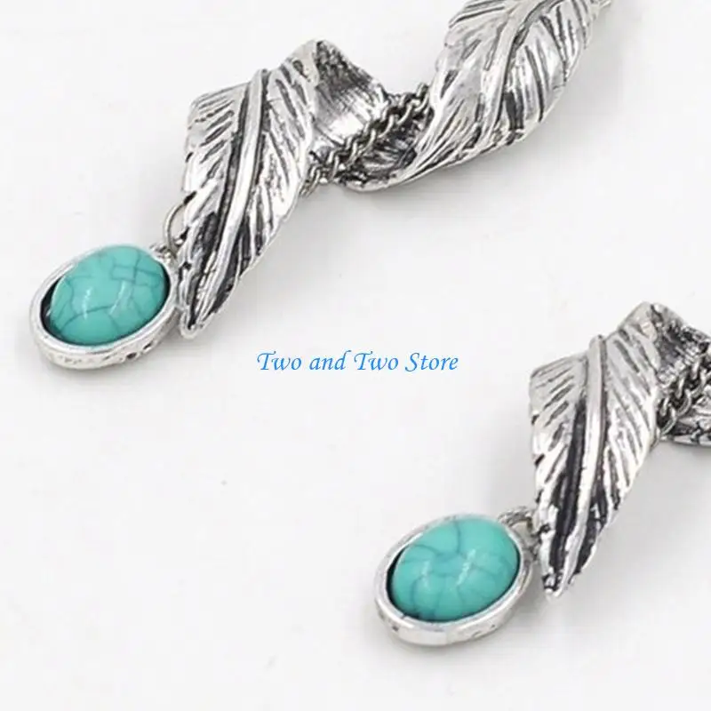 HX6F Unique Leaf Shaped Dangle Earrings Bohemian Eardrops Colorful Ear Pendants
HX6F Unique Leaf Shaped Dangle Earrings Bohemian Eardrops Colorful Ear Pendants