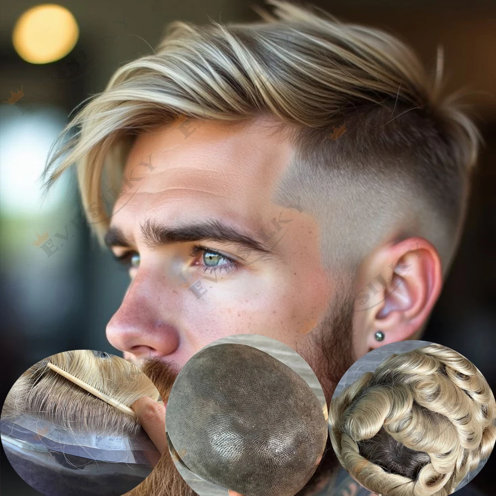 4t613# Ombre Blonde Brown Male Wigs 100%Human Hair 0.06mm Super Thin Skin Natural Hairpieces Bald Replacement Capillar Prosthesi
4t613# Ombre Blonde Brown Male Wigs 100%Human Hair 0.06mm Super Thin Skin Natural Hairpieces Bald Replacement Capillar Prosthesi