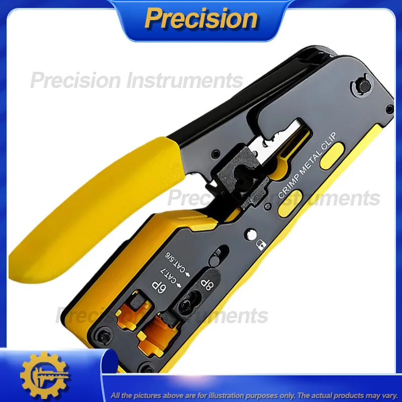2026 Professional Network Cable Crimping Tool for Cat5e Cat6 8P8C RJ45 Connector Wire Stripper and Cutter with Pass Through
2026 Professional Network Cable Crimping Tool for Cat5e Cat6 8P8C RJ45 Connector Wire Stripper and Cutter with Pass Through
