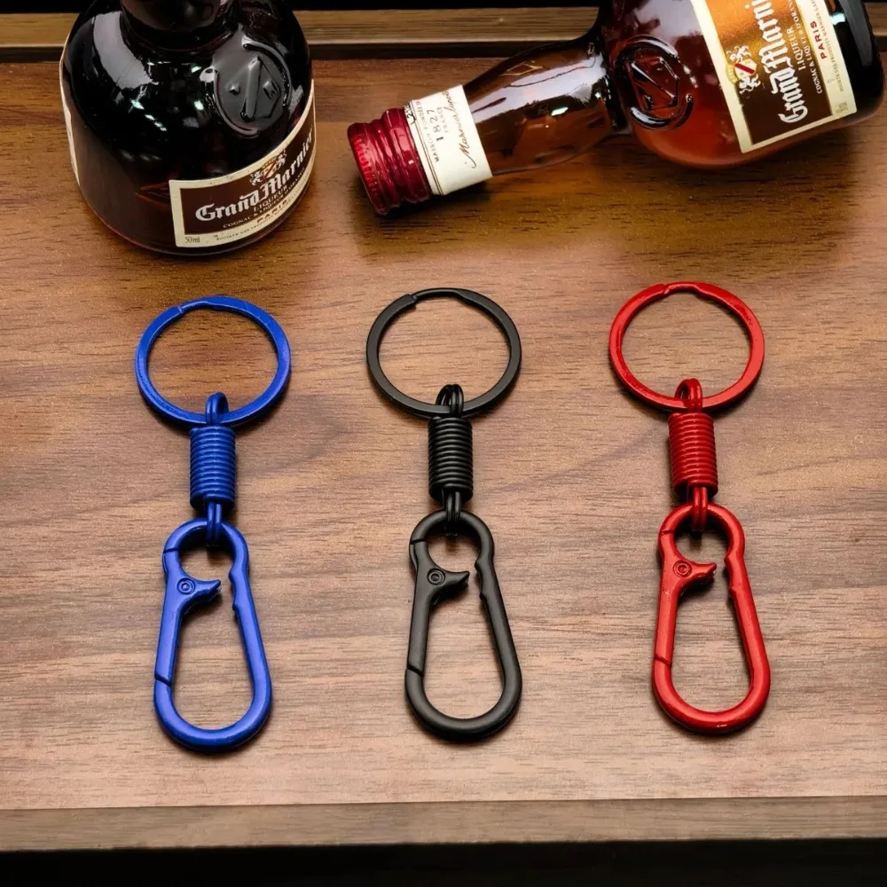 Portable Spring Men's Keychain Climbing Hook Keychain Simple Strong Carabiner Shape Accessories Metal Keychain Accessories
Portable Spring Men's Keychain Climbing Hook Keychain Simple Strong Carabiner Shape Accessories Metal Keychain Accessories