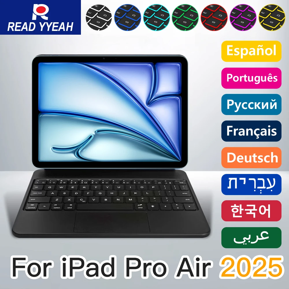 ЧИТАЙТЕ YYEAH iPad Magic Keyboard для iPad 10th 2025 11 A16 Корейский польский испанский португальский двуязычный Bluetooth-клавиатура Чехол для iPad
ЧИТАЙТЕ YYEAH iPad Magic Keyboard для iPad 10th 2025 11 A16 Корейский польский испанский португальский двуязычный Bluetooth-клавиатура Чехол для iPad