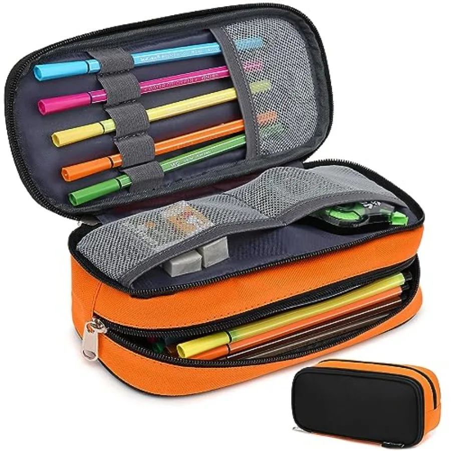 Large Capacity Pencil Case Multi-Slot Pencil Pouch Durable Pencil Box Portable Office Pen Bag with Zipper
Large Capacity Pencil Case Multi-Slot Pencil Pouch Durable Pencil Box Portable Office Pen Bag with Zipper