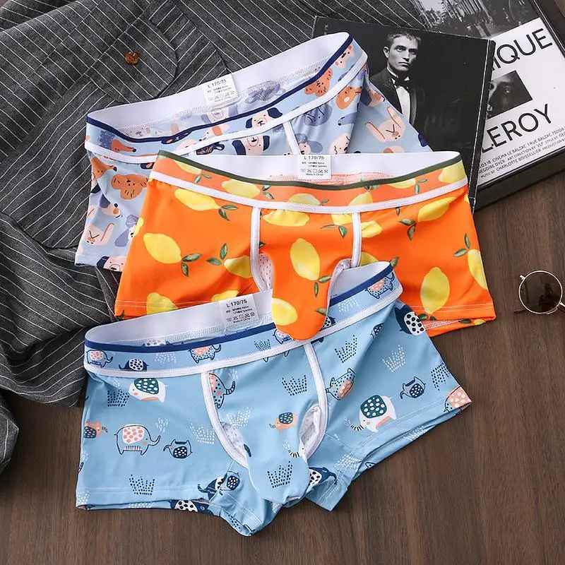 Men's elephant trunk sexy cute cartoon fun underwear breathable and comfortable printed soft underwear Boxer Shorts
Men's elephant trunk sexy cute cartoon fun underwear breathable and comfortable printed soft underwear Boxer Shorts