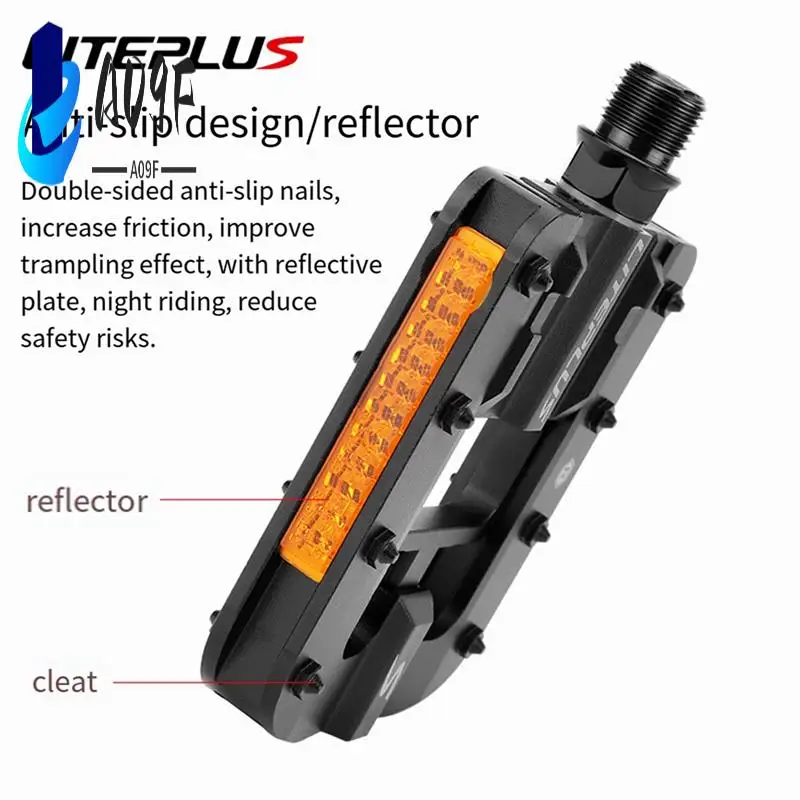 A09F-Liteplus Aluminum Alloy Bicycle Folding Pedals Anti-Skid Windward Small Wheel Folding Bicycle Pedals Bike Accessories
A09F-Liteplus Aluminum Alloy Bicycle Folding Pedals Anti-Skid Windward Small Wheel Folding Bicycle Pedals Bike Accessories