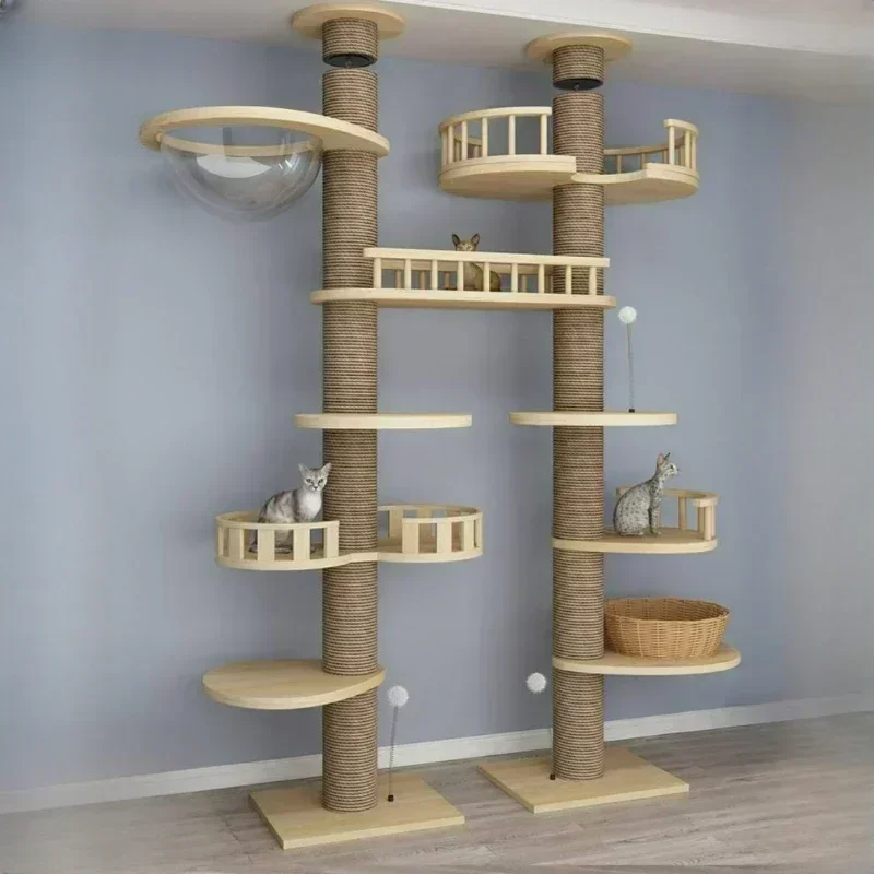 Cat Climbing Toy Multifunctional Cat Climbing Frame Deluxe Multi-layer Cat Scratching Post Pet Supplies Space Capsule Villa
Cat Climbing Toy Multifunctional Cat Climbing Frame Deluxe Multi-layer Cat Scratching Post Pet Supplies Space Capsule Villa