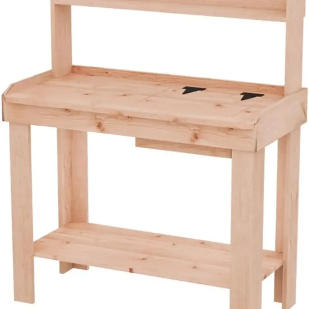 Double-Deck Western Red Cedar Garden Potting Station
Double-Deck Western Red Cedar Garden Potting Station