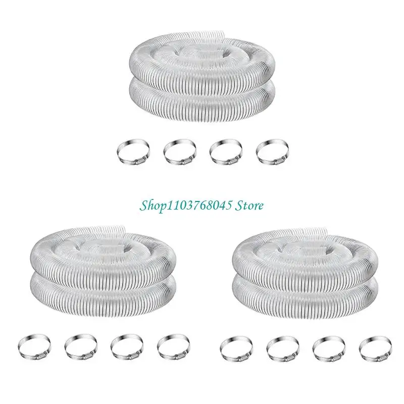 R53F Reinforced PVC Dust Collection Hose 3 Foot Long Flexible And Resistant To Bending For Work Use
R53F Reinforced PVC Dust Collection Hose 3 Foot Long Flexible And Resistant To Bending For Work Use