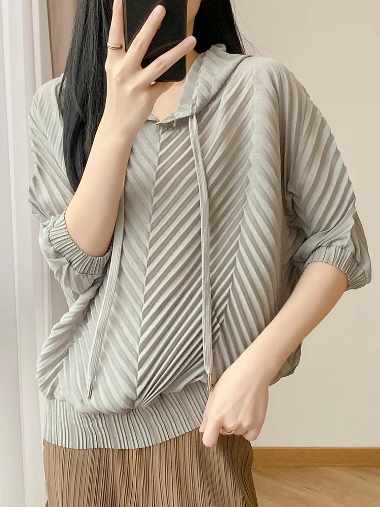 Slimming Effectiveness Spring Summer New Style Sanza Wind Folded Top Loose Fit Hooded plus Size Outerwear Elegant Design
Slimming Effectiveness Spring Summer New Style Sanza Wind Folded Top Loose Fit Hooded plus Size Outerwear Elegant Design