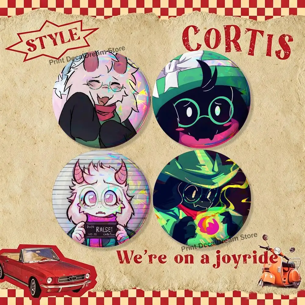 D-Deltarune Ralsei 4-piece set Pins Backpack Clothes Jewelry Accessories Cartoon Round Brooch Button Badge Fans Collection Gifts
D-Deltarune Ralsei 4-piece set Pins Backpack Clothes Jewelry Accessories Cartoon Round Brooch Button Badge Fans Collection Gifts