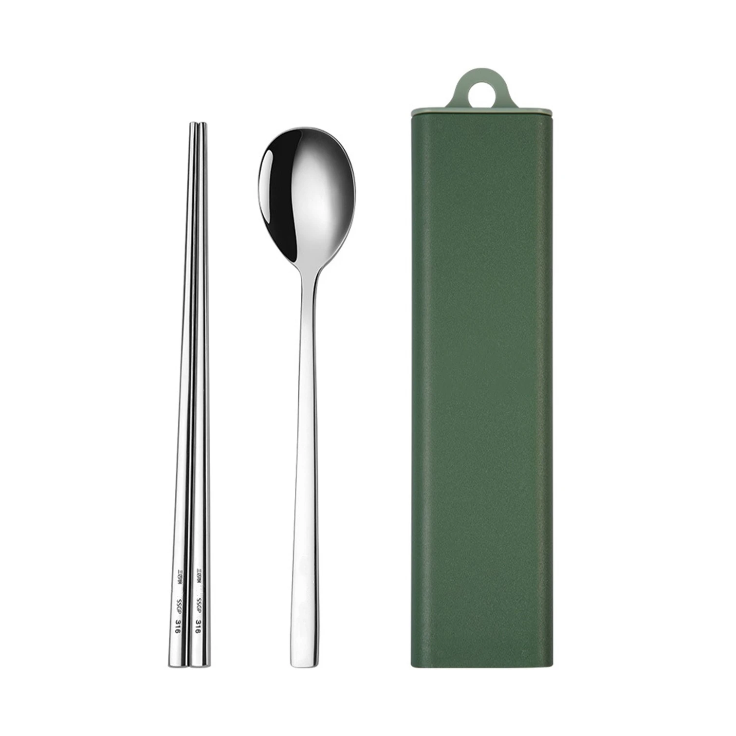 Mute Portable 316 Stainless Steel Chopsticks Ladle Spoon Bento Cutlery Certificated Safely Camping Picnic Accessories
Mute Portable 316 Stainless Steel Chopsticks Ladle Spoon Bento Cutlery Certificated Safely Camping Picnic Accessories