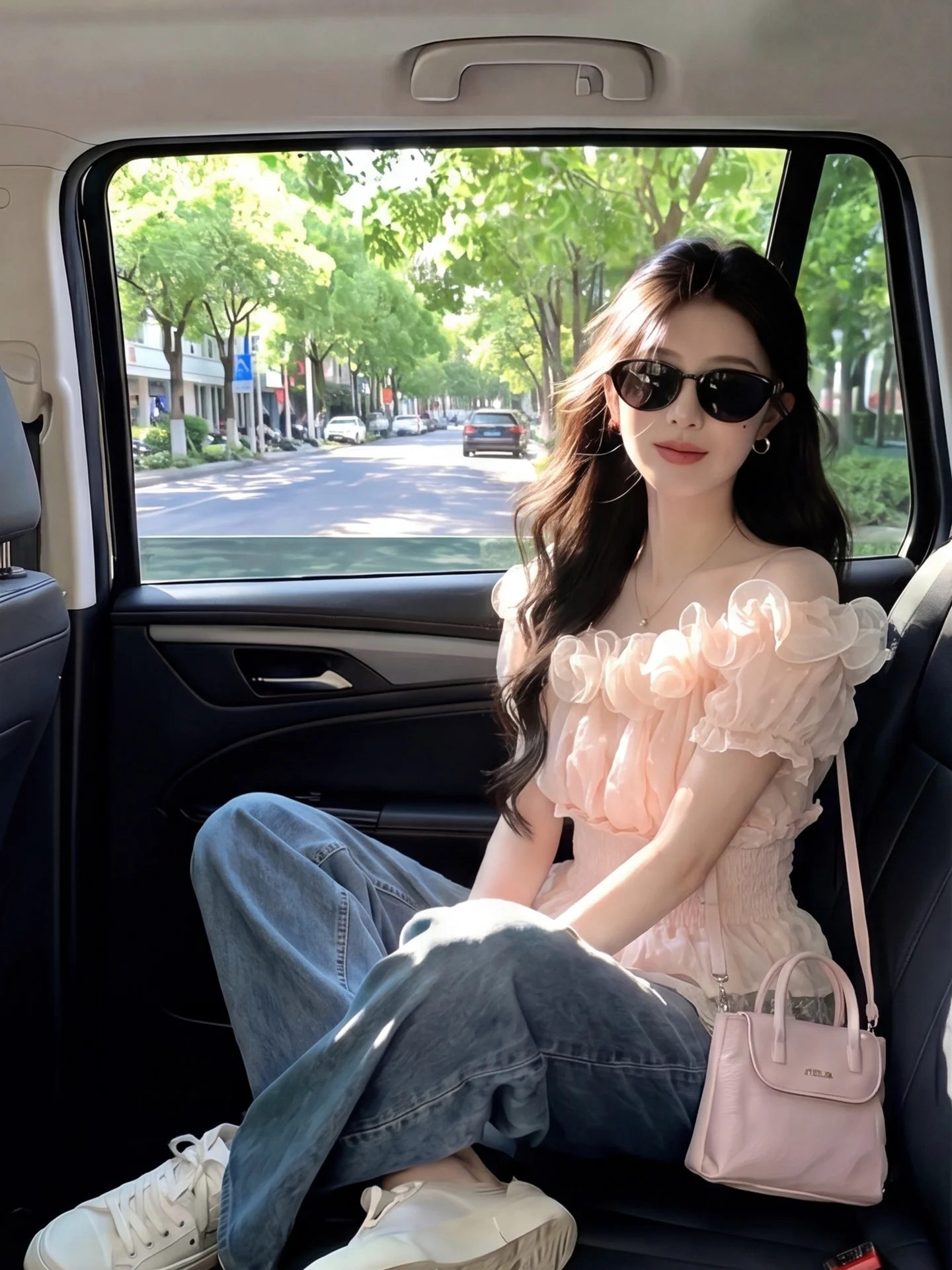 Pink Lace Splice Short Sleeve Shirt Women's Summer New Unique Beautiful One Shoulder Chiffon Short Length Top CJ Style
Pink Lace Splice Short Sleeve Shirt Women's Summer New Unique Beautiful One Shoulder Chiffon Short Length Top CJ Style