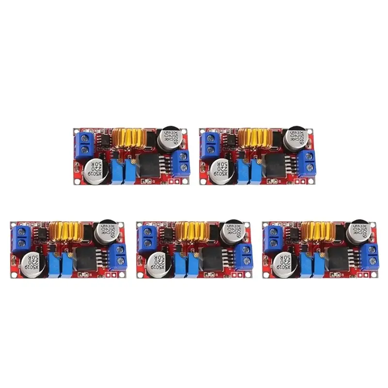 FULL-5Pcs 5A DC-DC Adjustable Buck Converter XL4015 4-38V To 1.25-36V Step Down Power Voltage Regulator Power Module
FULL-5Pcs 5A DC-DC Adjustable Buck Converter XL4015 4-38V To 1.25-36V Step Down Power Voltage Regulator Power Module