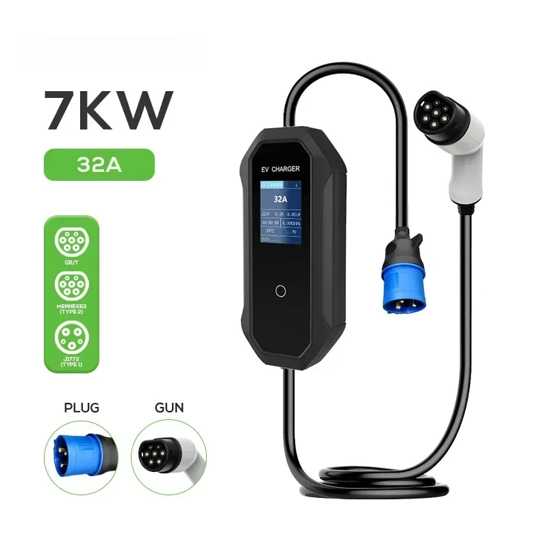 Factory Portable Ev Charger 7kw Wallbox 2 Evse Electric Charging Station App Wifi Car Type Vehicle Charging Stat
Factory Portable Ev Charger 7kw Wallbox 2 Evse Electric Charging Station App Wifi Car Type Vehicle Charging Stat