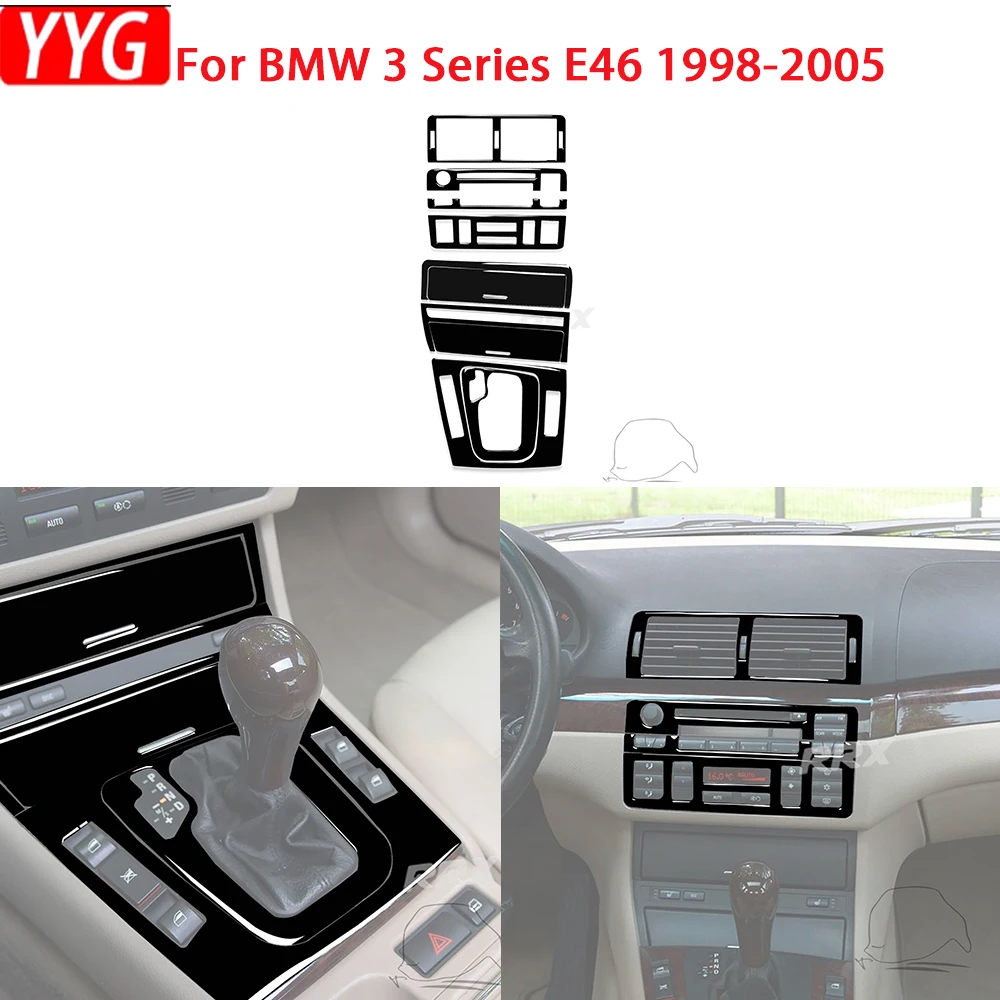 For BMW 3 Series E46 1998-2005 Real Soft Carbon Fiber Trim Stickers Gearshift Frame Car Interior Decoration Accessories 10Pcs
For BMW 3 Series E46 1998-2005 Real Soft Carbon Fiber Trim Stickers Gearshift Frame Car Interior Decoration Accessories 10Pcs