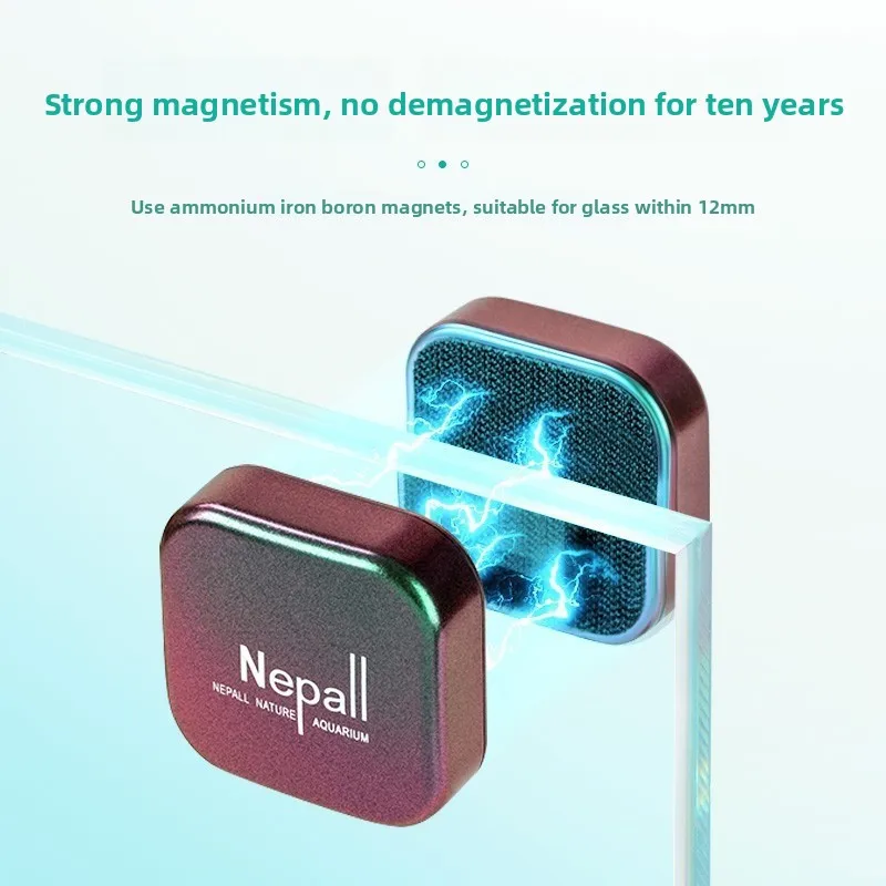Nepall Magnetic Aquarium Cleaner - Double-Sided Glass Scrubber for Fish Tanks - Strong Algae Remover Brush with Floating Handle
Nepall Magnetic Aquarium Cleaner - Double-Sided Glass Scrubber for Fish Tanks - Strong Algae Remover Brush with Floating Handle