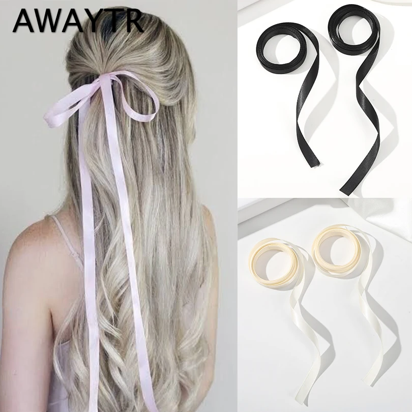 AWAYTR 4M Grossgrain Satin Ribbons Bow Hairband Hair Rope DIY Wedding Christmas Ballet Bow Making Wrap Braid Hair Accessories
AWAYTR 4M Grossgrain Satin Ribbons Bow Hairband Hair Rope DIY Wedding Christmas Ballet Bow Making Wrap Braid Hair Accessories
